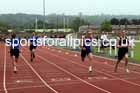 Boys 100 metres, 2025 Northumberland Schools Track and Fields, Wentworth, Hexham. Photo: David T. Hewitson/Sports for All Pics